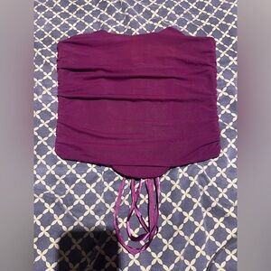 🖤(10 for $10) Burgundy Strapless Corset Top